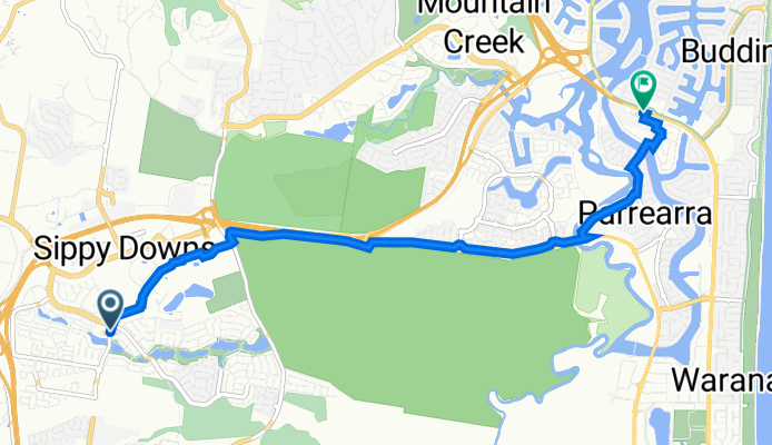 2 Springhill Dr, Sippy Downs to 3 Longwood St, Minyama