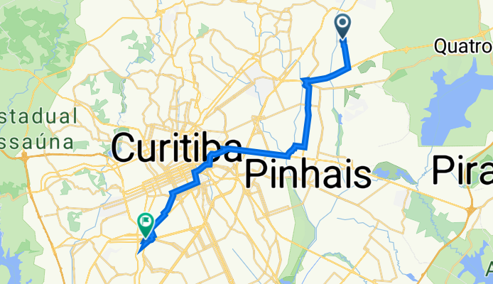 De Rua Lago Tumiri 146 a Avenida Presidente Kennedy 4121