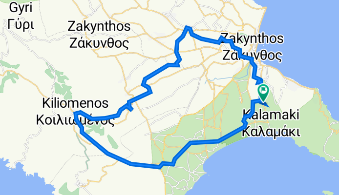 Kalamakion to Kalamakion