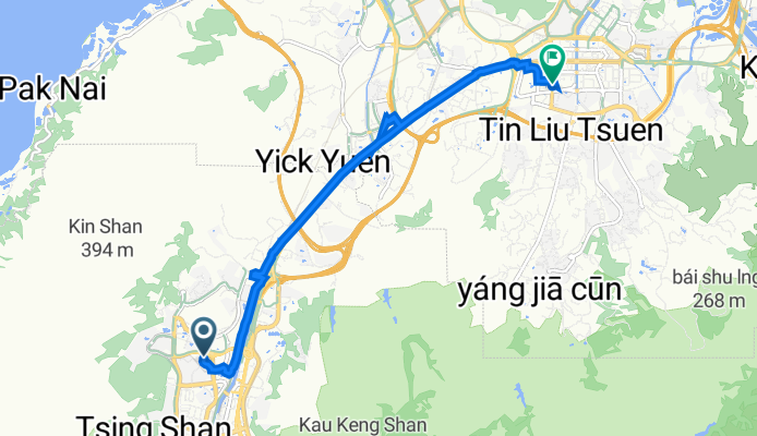 大方街4號, 屯門 to 元朗體育路11號, 元朗