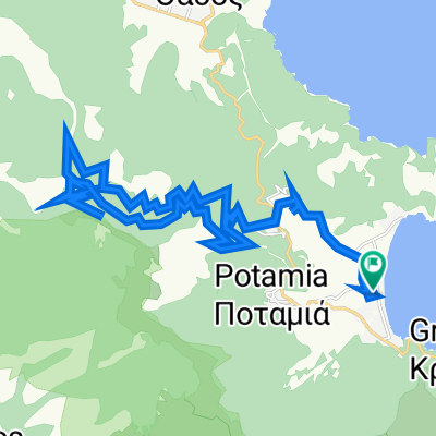 Potamiá Cycling route gravel