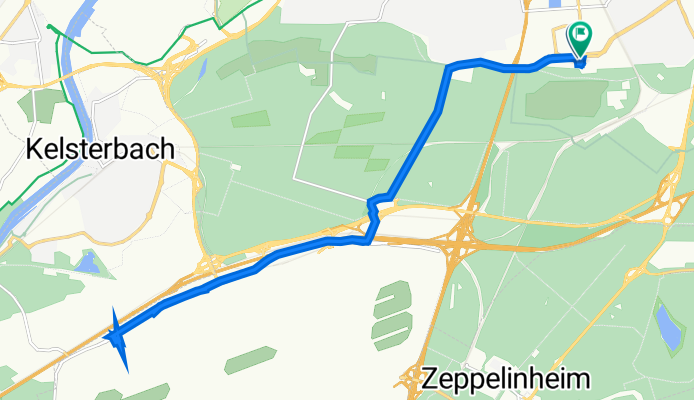 Lyoner Straße 50, Frankfurt to Lyoner Straße 52F, Frankfurt