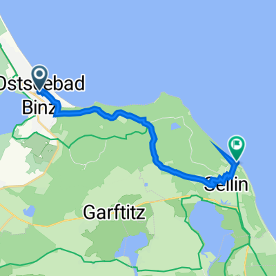 Sonnenstraße 2, Binz nach Seebrücke 1, Sellin