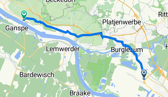 Auf den Delben 37, Bremen nach Lose Barg 1, Bremen