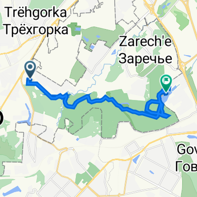 От Комсомольский переулок 1, Сельскохозяйственный Дск до Воскресенская улица 5-31, Москва
