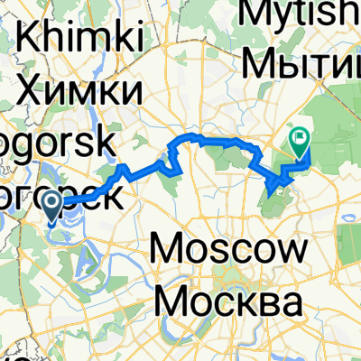 Район Строгино, Москва до Северо-восточная хорда, Москва