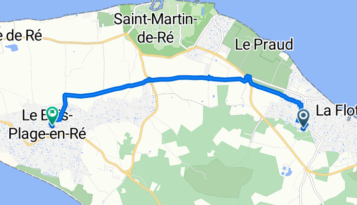 3 Chemin des Vieux Moulins, La Flotte à 2–122 Rue Jean Moulin, Le Bois-Plage-en-Ré