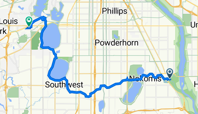 Route to 4015 CR-25, St. Louis Park