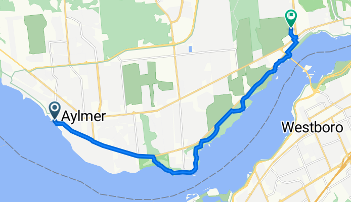 16 Rue du Prince-de-Galles, Gatineau à 36 Rue Marcel-Chaput, Gatineau