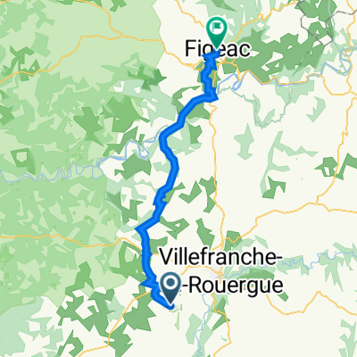 La Rouquette to 26 Rue d'Aujou, Figeac
