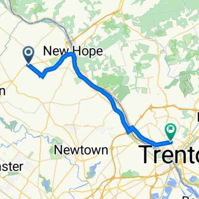 Street Road 18, New Hope to Pennington Road 1055, Ewing Township