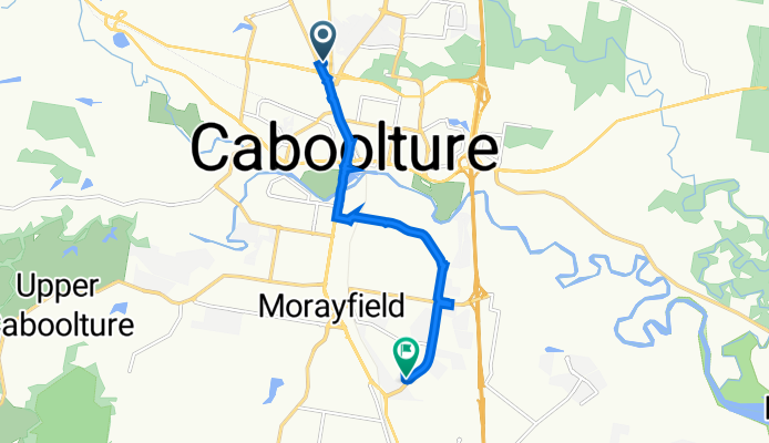 Caboolture to 2 Parer Cr, Morayfield
