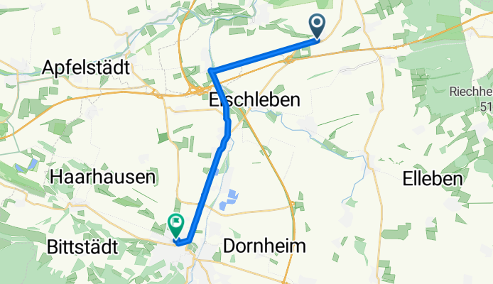 Von Waltersleben nach IKK Arnstadt