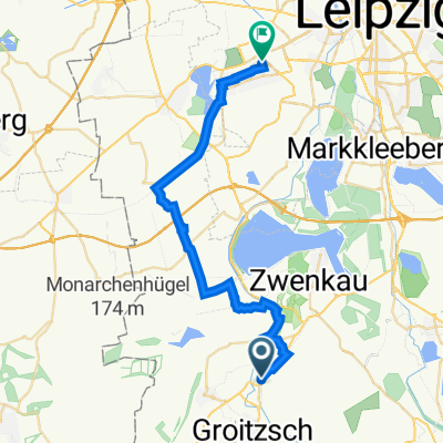 An der Hohle 15, Groitzsch nach Stuttgarter Allee, Leipzig