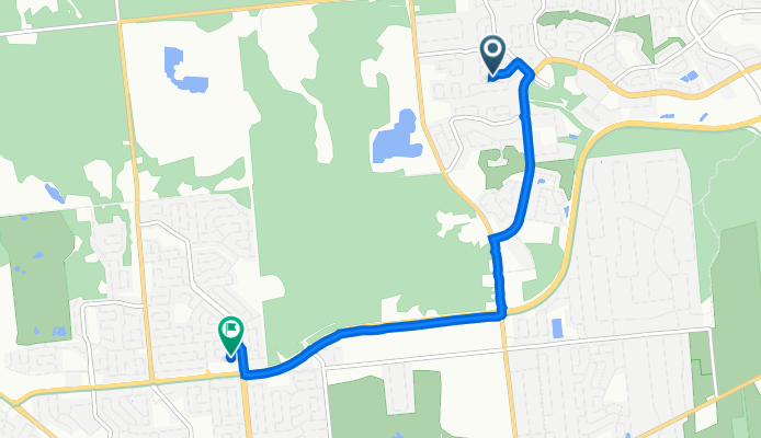 115 Rue de L'Art-Moderne, Gatineau to 132 Rue des Marronniers, Gatineau