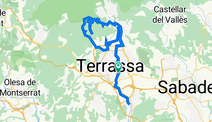 De Ctra. de Montcada (Llac Vallparadís), Terrassa a Carretera de Montcada 380, Terrassa