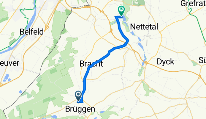 Platanenweg 30, Brüggen nach Am Wittsee 25, Nettetal
