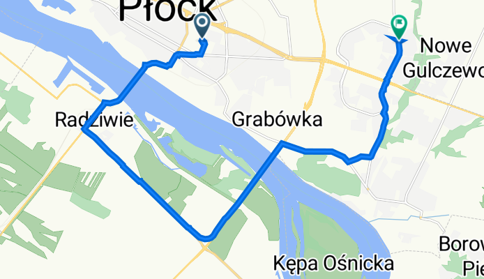 Strzelecka 5, Płock do aleja Armii Krajowej 18, Płock
