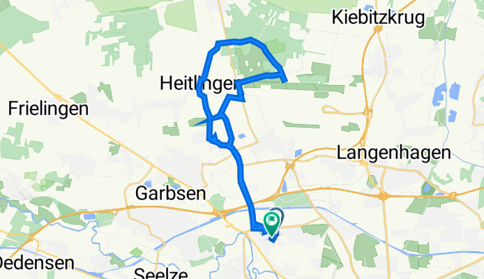 Stöcken, Hannover to Weizenfeldstraße 4C, Hannover