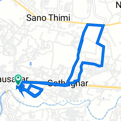 Araniko Highway, Madhyapur Thimi to M9F8+GJC, Madhyapur Thimi