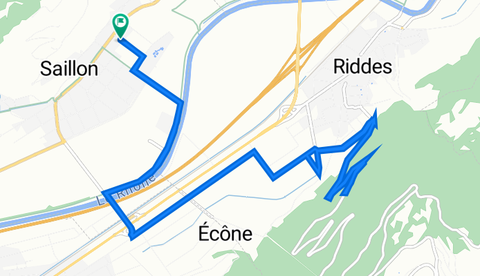 Route de la Rosaire 16, Saillon à Route de la Rosaire 6, Saillon