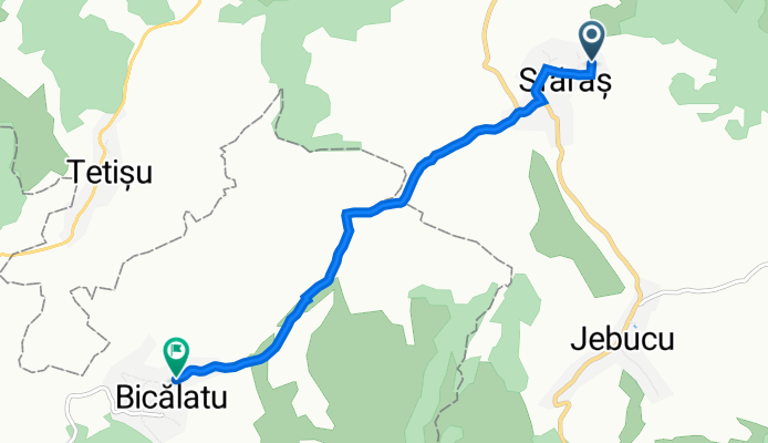 DJ103N, Sfăraș - DC134 66, Bicălatu