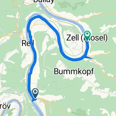 Brunnenplatz 1, Enkirch to Balduinstraße 49, Zell