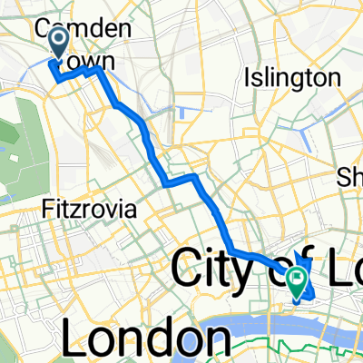224 Camden High St, London nach 136-144 Faraday Building, Queen Victoria St, London