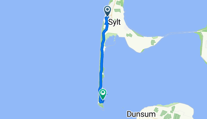 Friesische Straße 24A, Sylt nach Am Kai 2, Hörnum (Sylt)
