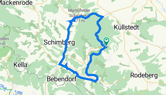 Börnersberg 12, Effelder nach Börnersberg 6, Effelder