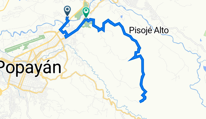 Carrera 10A 34A NORTE-30, Popayán a Antigüa Vía Ferrocarril 42 NORTE-33, Popayán