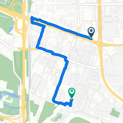Służewiec, Warszawa do Obrzeżna 1A, Warszawa