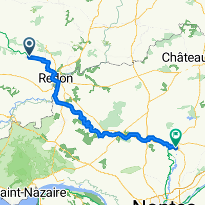 D 14, Peillac à 5–7 Rue des Mares Noires, Nort-sur-Erdre