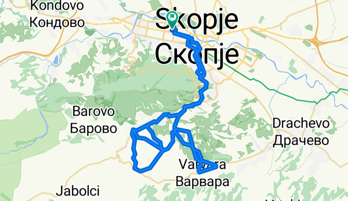 Skopje-D.Sonje-Dobri Dol-Rakotinci-Varvara