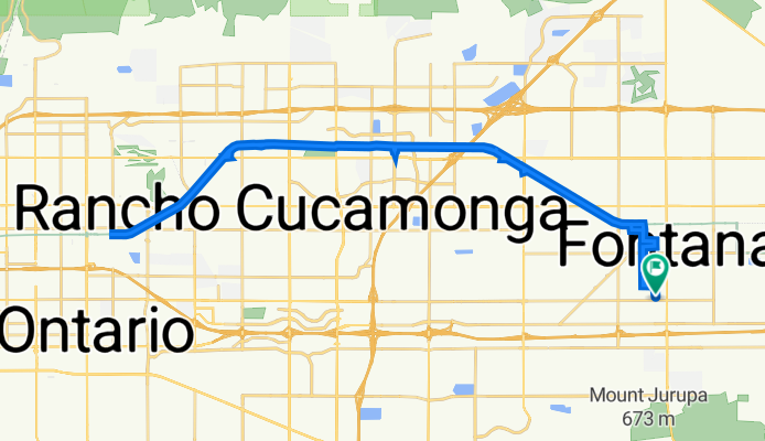 9653 Juniper Ave, Fontana to 9621 Juniper Ave, Fontana