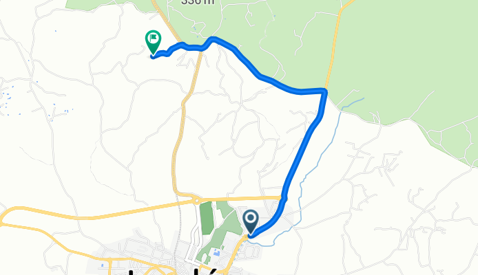 De Avenida Laginha Serafim 110, Loulé a EM525 193, Loulé