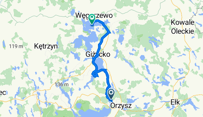 Góra 26, Orzysz do Kal, Węgorzewo