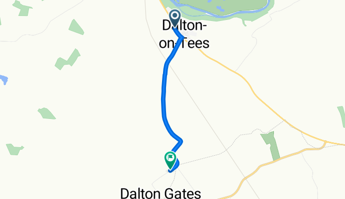 3 Ruskin Close, Darlington to 1–2 West Lane, Dalton On Tees, Darlington