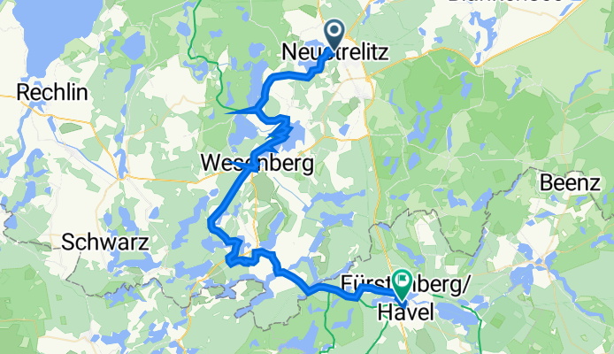 Markt 13–17, Neustrelitz nach Brandenburger Straße 39, Fürstenberg/Havel