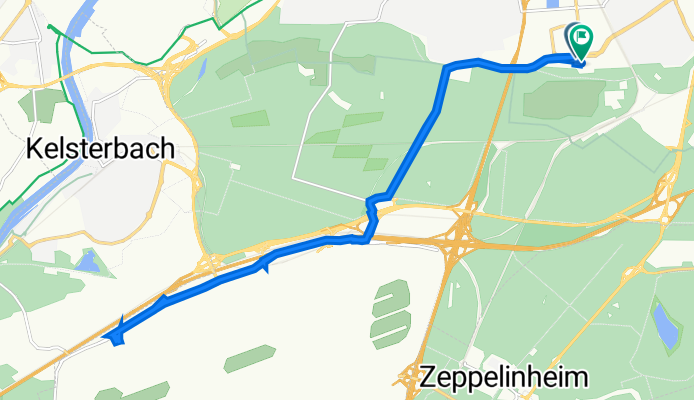 Lyoner Straße 50, Frankfurt to Lyoner Straße 56B, Frankfurt