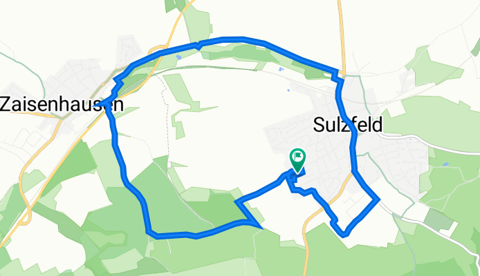 Haydnstraße 16, Sulzfeld nach Haydnstraße 19, Sulzfeld
