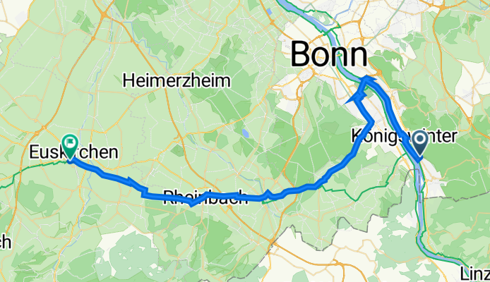 Löwenburgstraße 12, Bad Honnef nach Neißestraße 1, Euskirchen