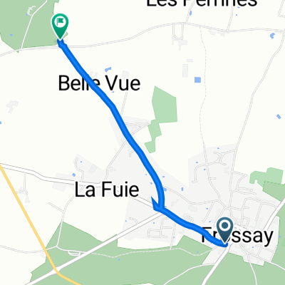 1 Rue de la Paix, Frossay à 44 Route de Bellevue, Frossay