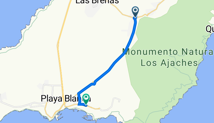 Calle del Pico Redondo, Yaiza a Avenida de Papagayo, 81–85, Yaiza