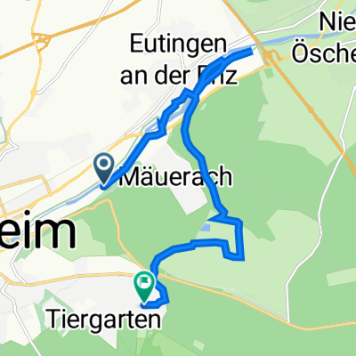 Enzuferweg, Pforzheim nach Haidachstraße 37, Pforzheim