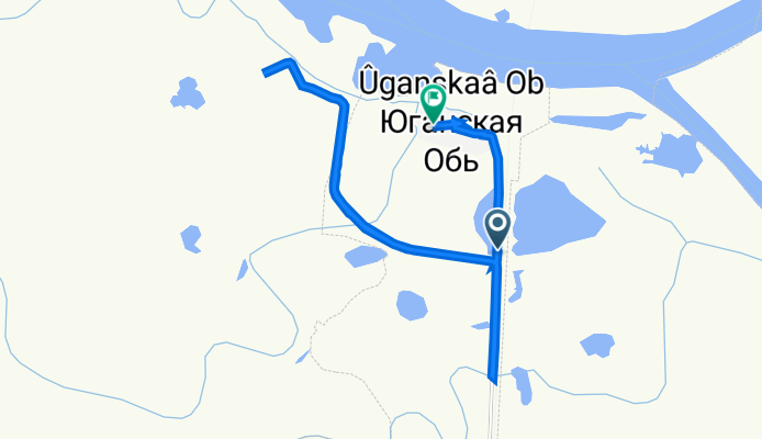 От Усть-Юган - Юганская Обь до улица Мостовиков 5, Юганская Обь