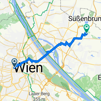 Josefstädter Straße 75, Wien nach Pelargonienweg 27, Wien