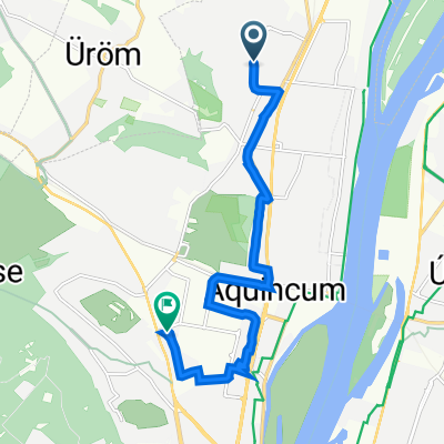 Dózsa György út, Budapest to Gyógyszergyár utca 62., Budapest