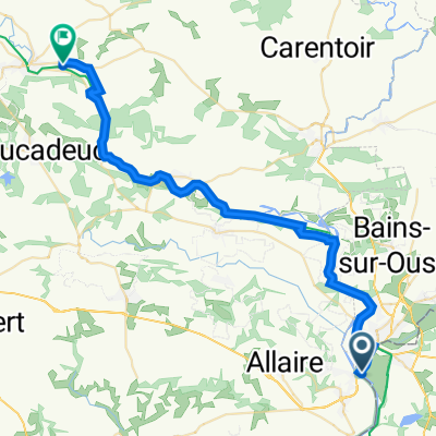 Redon to La Gaudinaye, Missiriac