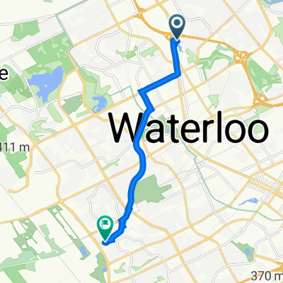 500 King St N, Waterloo to 351 Countrystone Cres, Kitchener
